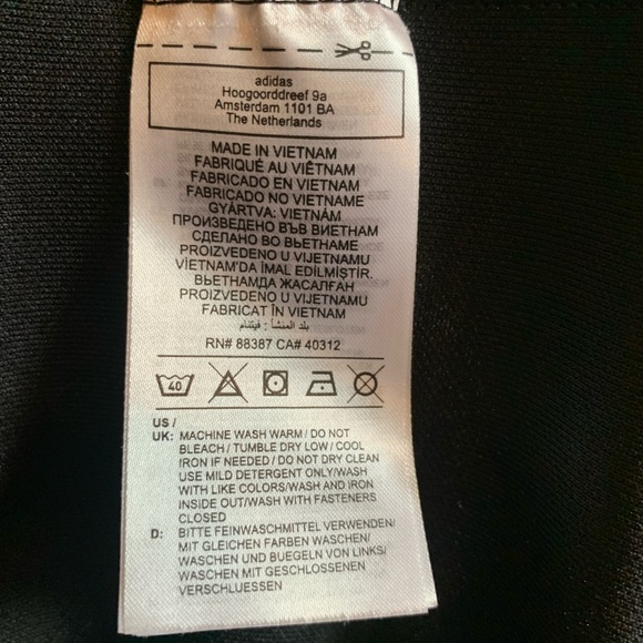 adidas Tiro Track Jacket Men’s Medium Black & Gold NWOT - Picture 11 of 12